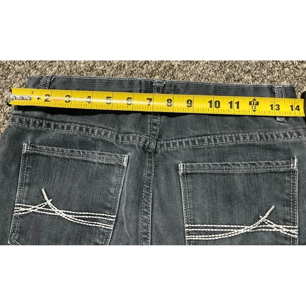 Buzz Cuts By Wax Jean Boys 28x26 Gray Bootcut Jeans Youth Size 16 Fade Wash